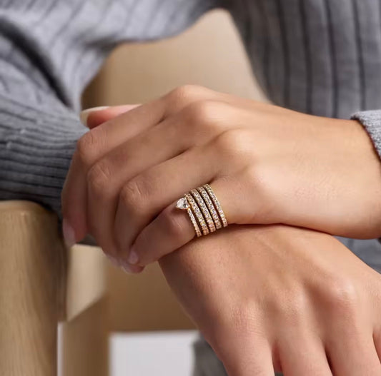 Spring Spiral Ring